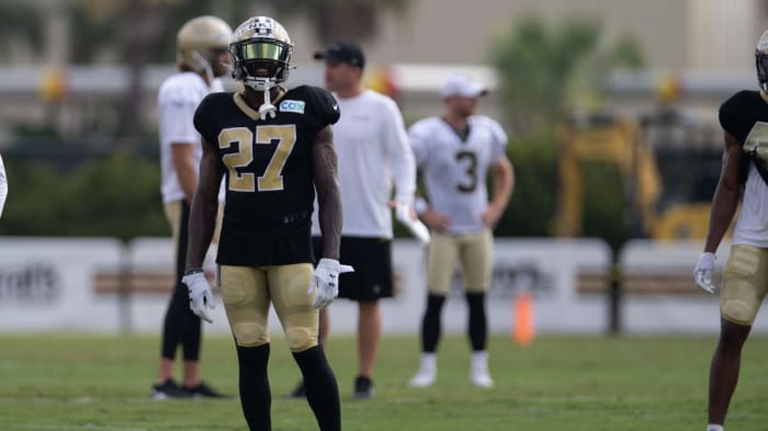 Malcolm Jenkins at Saints Training Camp in 2020 - 2